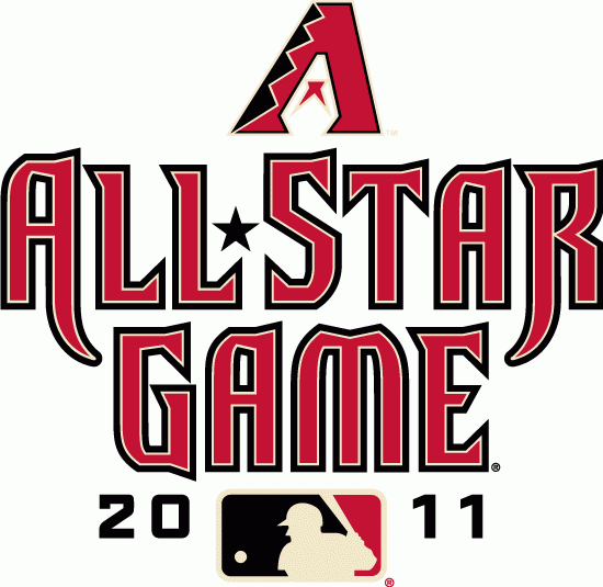 MLB All-Star Game 2011 Wordmark Logo vinyl decal